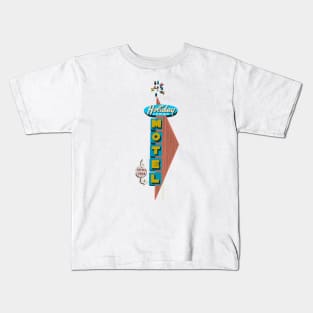 Holiday Lodge Motel Sign Kids T-Shirt